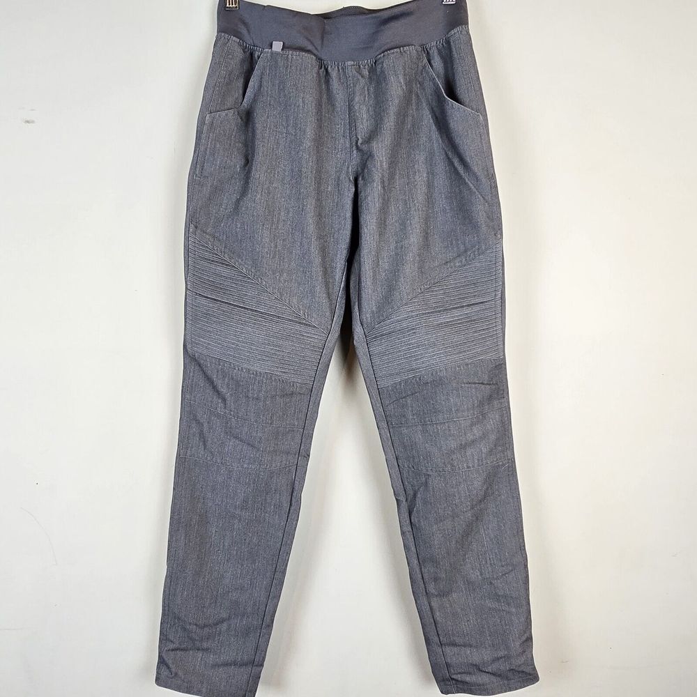 Figs Pants Womens XS Gray Kanye Moto Scrub Limited Edition Graphite.B113